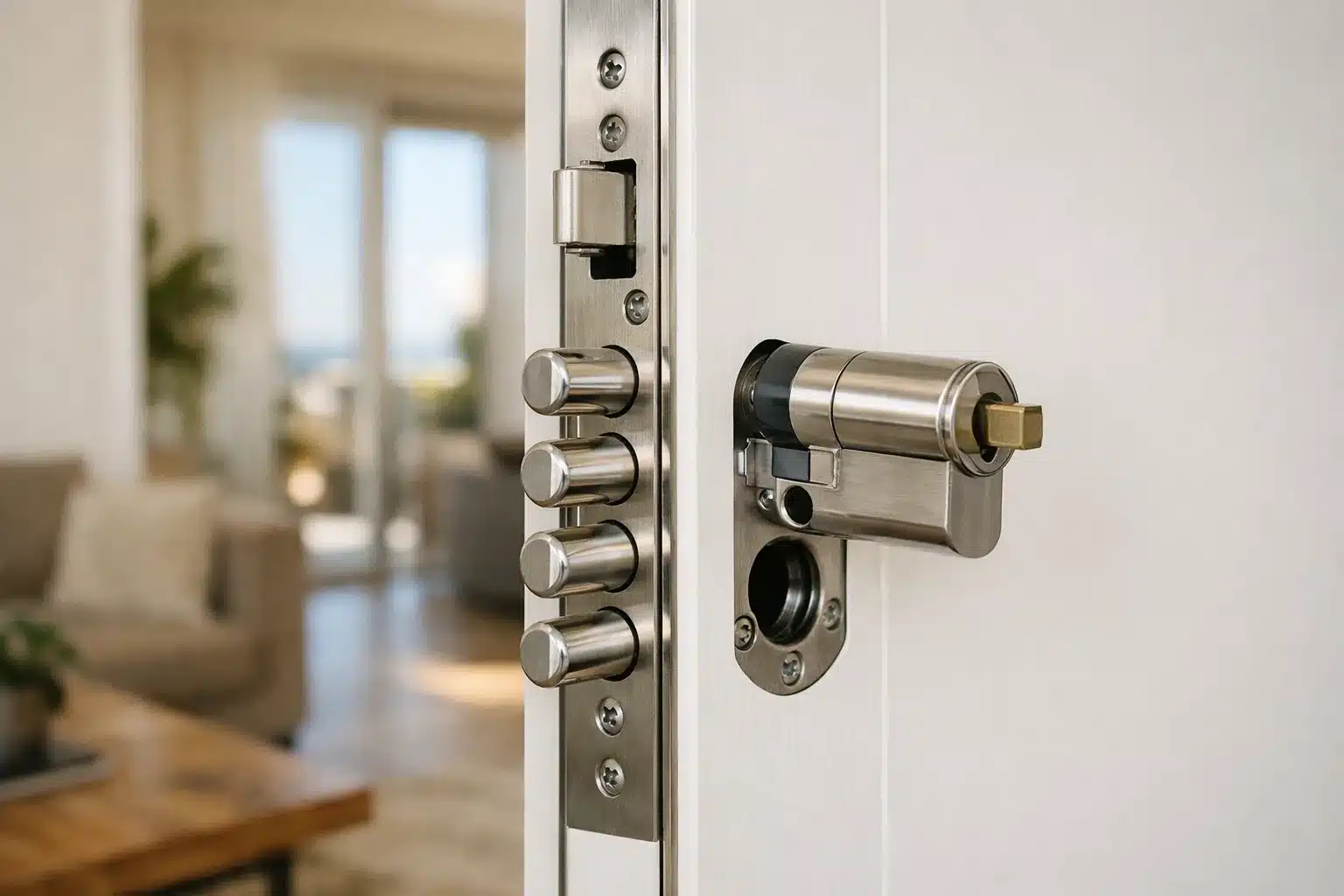 החלפת צילינדר רב בריח - מנגנון נעילה רב-נקודתי