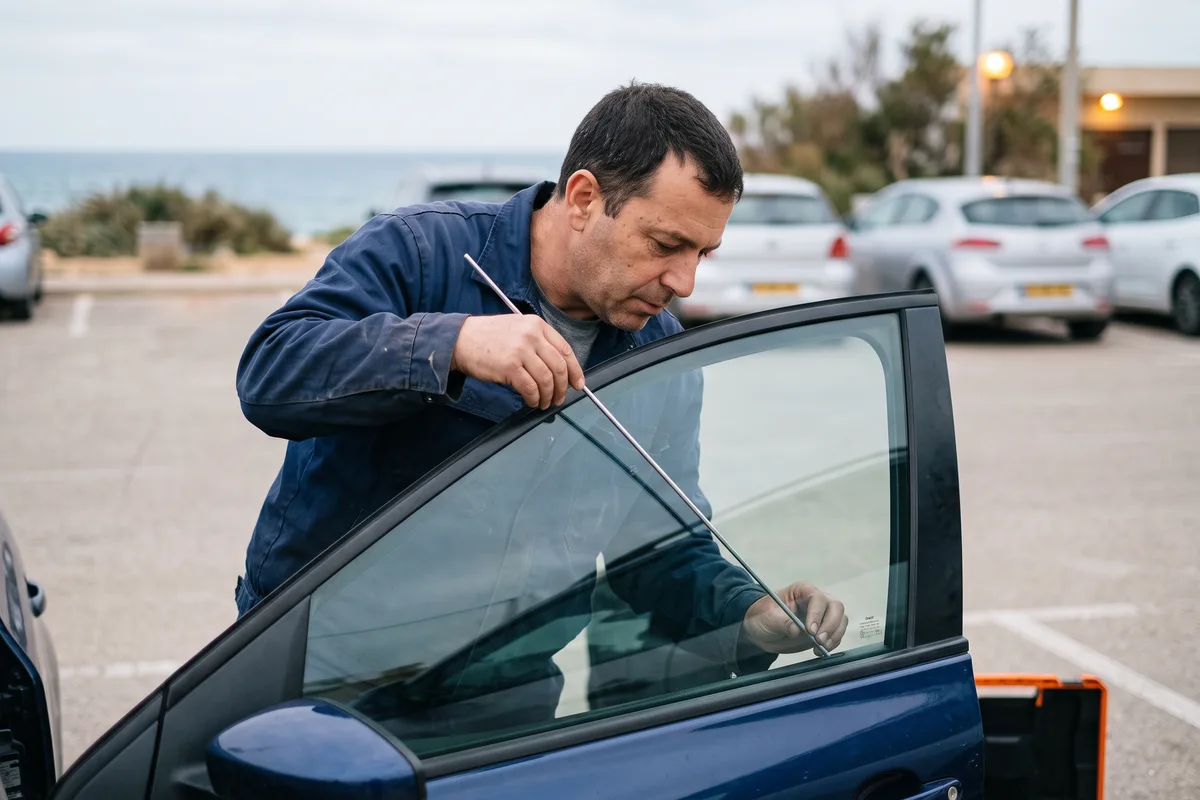מנעולן באשקלון - פתיחת רכב נעול בכלים ייעודיים