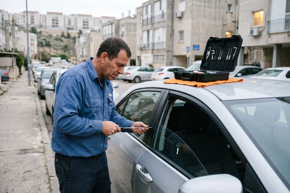 מנעולן בבית שמש - פתיחת רכב נעול בכלים ייעודיים