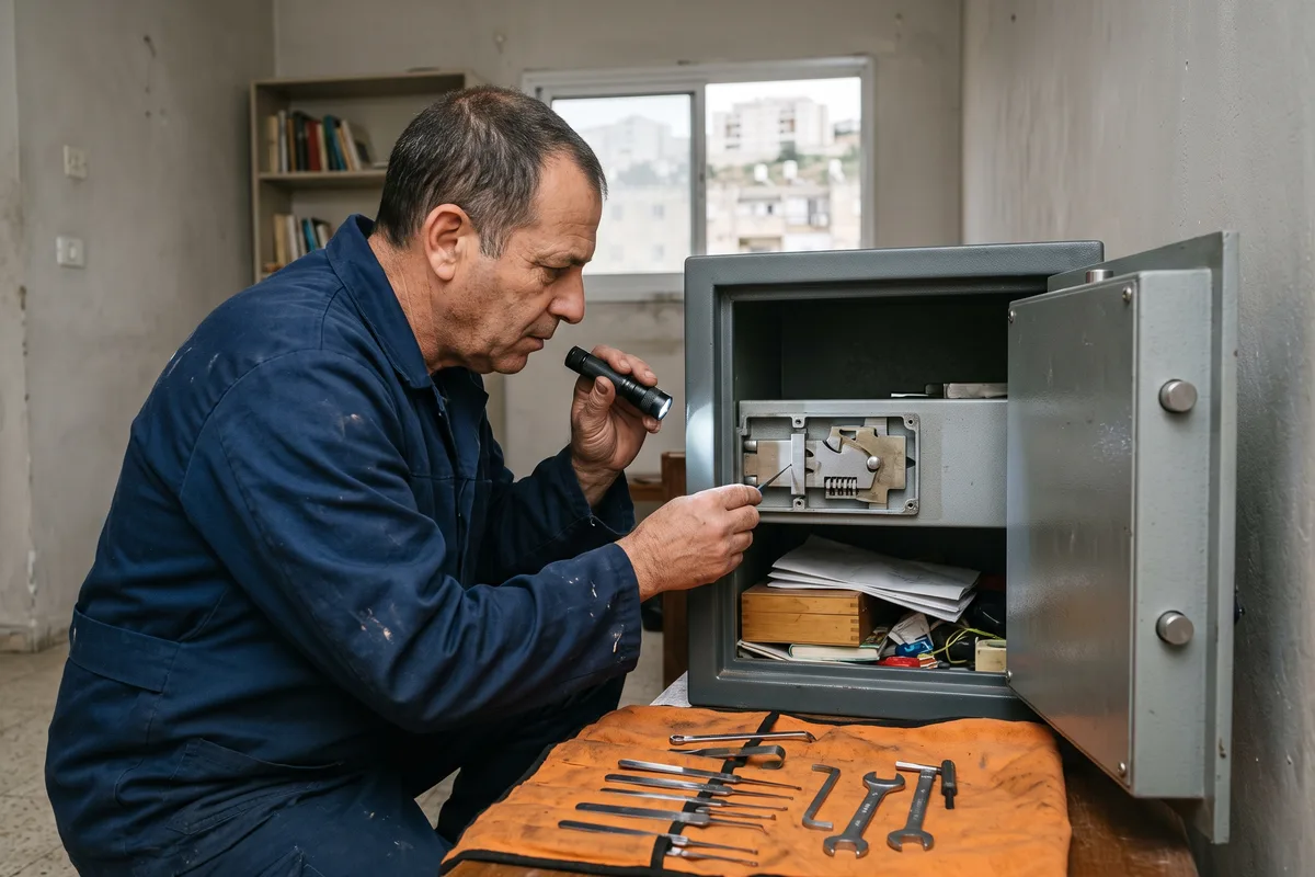 מנעולן בבית שמש - פתיחת כספת ביתית ואבחון המנגנון