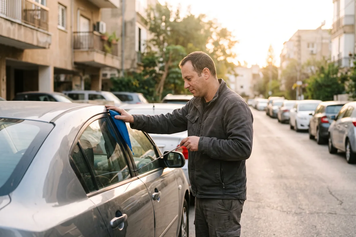 מנעולן רכב בגבעתיים פותח רכב נעול ברחוב