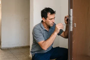מנעולן רב בריח בכפר סבא - טיפול בדלת פלדה רב נקודתית בכניסה לבניין