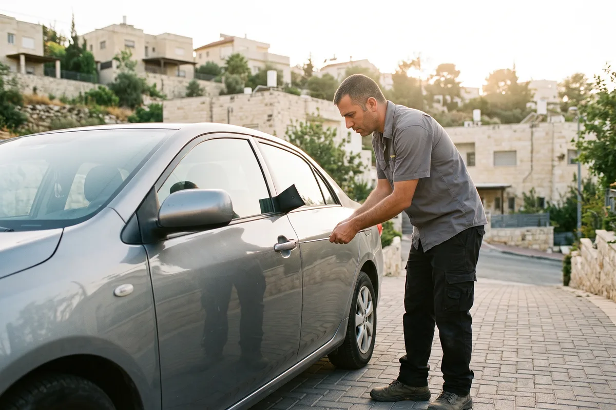 מנעולן רכב במבשרת ציון פותח רכב נעול בחניה
