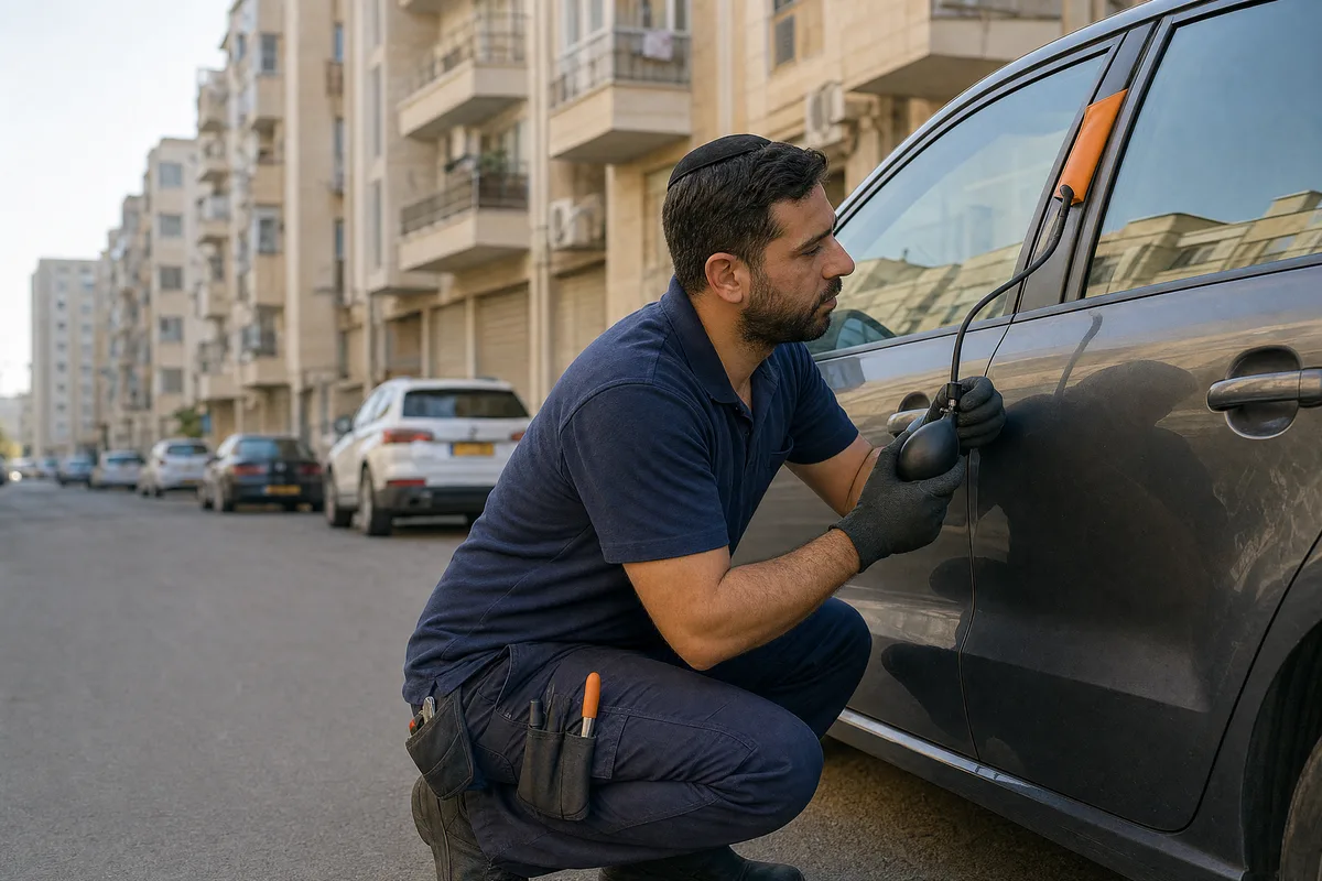 מנעולן רכב במודיעין עילית פותח רכב משפחתי נעול