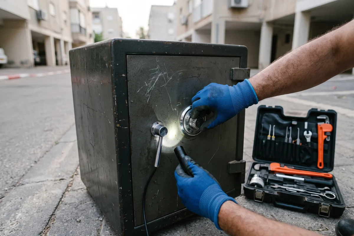 מנעולן ביהוד - פתיחת כספת ביתית ואבחון המנגנון